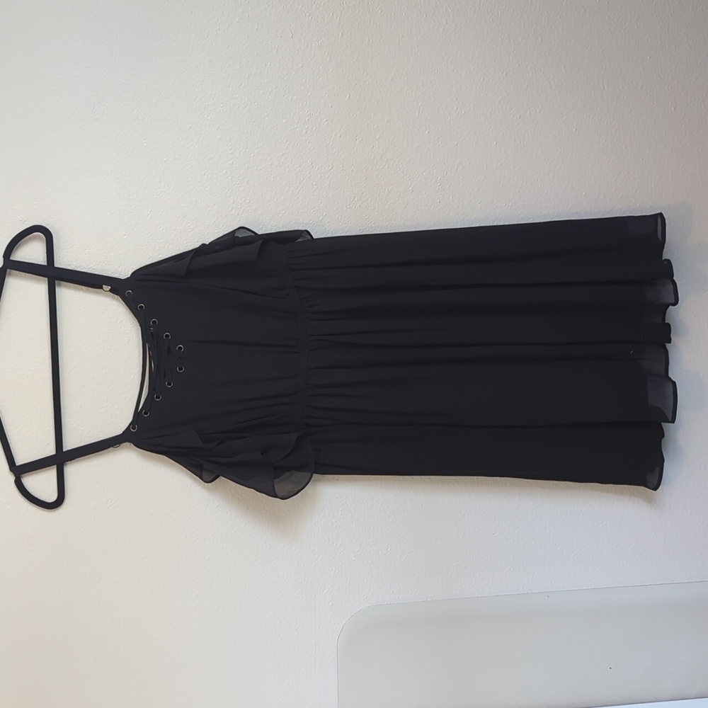 Flowy off the shoulder dress